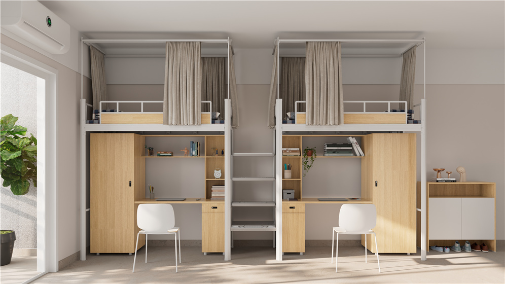 上床下桌组合床 上床下桌组合床
